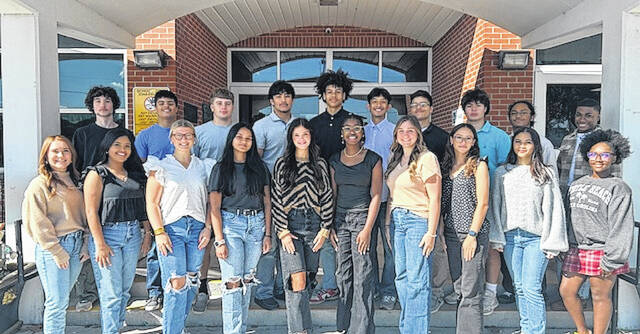 131006009_web1_HHSPag
The Hobbton Wildcats will hold their homecoming game Friday, Oct. 25, at 7 p.m., and will crown the homecoming king and queen during halftime. Pictured, front row, from left, are members of the 2024 Hobbton High School Homecoming Court: queen candidates Claire Meyer, Alondra Villagran, Castaneda, Katie Britt, Heily Avila Ponce, Carlie Wade, McKayla Harris, Graci Barefoot, Andrea Sada Romero, Chloe Herring and Taylor Johnson; back row, king candidates Gattlin Bridgers, Omar Aguilar, Lucas Massey, Jerry Espino, Chris Davis, Henry Jorge Garcia, Daniel Aguilar, Steven Aguilar Quintanilla, Cameron Hand and Izzy Boone.
Courtesy Photo