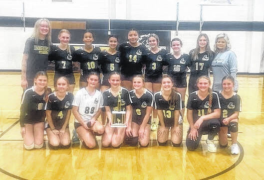 Sampson Middles Lady Dark Horses were the conference runner-ups in volleyball.