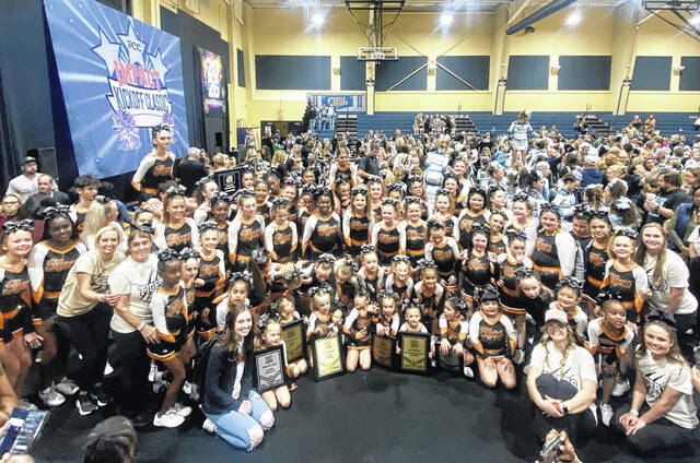 Clinton Tigers Cheer & Tumble had a big weekend in late November at the FCC (Fellowship of Christian Cheerleading),Impact Kickoff Classic in Raleigh.