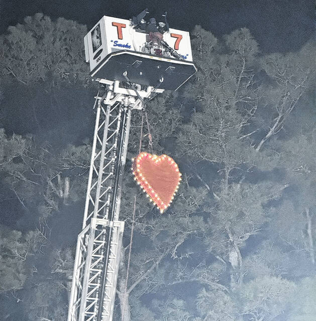 At last years event, the Salemburg heart was raised to its pinnacle in anticipation of the nights drop, ringing in the New Year.
                                 File photos