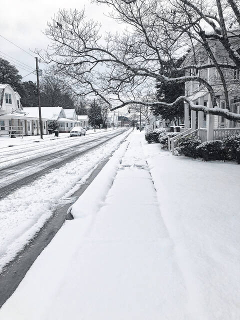 Sampson County could possibly see freezing rain and snow this weekend, according to weather forecasts. The last time the area saw significant snowfall was in 2022.
File photo