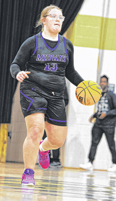Freshman Lady Raider Caroline Holland is one of the bright spots Midway girls coach Susan Brown highlighted as a part of the future for the program.
                                 File photos