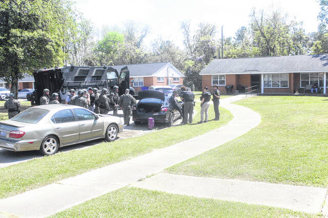 Sampson County authorities arrested a suspect earlier this afternoon near the site of Mondays shooting.
                                 Noah Britt | Sampson Independent
