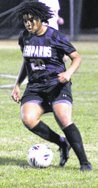 Lakewood junior Trinity Bell has served as the teams striker this season, showing improvements with her dribbling skills.