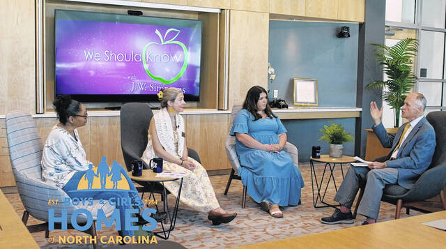 J.W. Simmons, host of We Should Know, talks with Amanda Irwin, Danielle Nolan and Rebecca Larner, all leaders with the Boys and Girls Homes of North Carolina, about the function of the facility as it pertains to child abuse. April is Child Abuse Awareness Month and Simmons wanted the focus to center on that topic during his conversation. Catch the show on Star Channel 316 Thursday at 7 p.m. or on Stars YouTube channel, https://youtu.be/XHEFAVsQcDw, starting today at noon.
