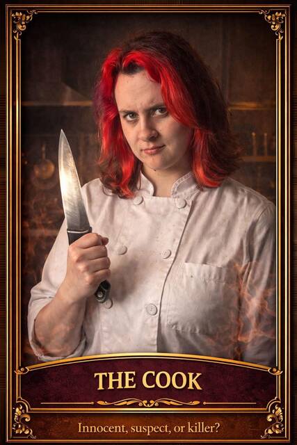 Schuyler Floyd, who plays The Cook, Singing Telegram Girl and The Auxiliary Scarlet