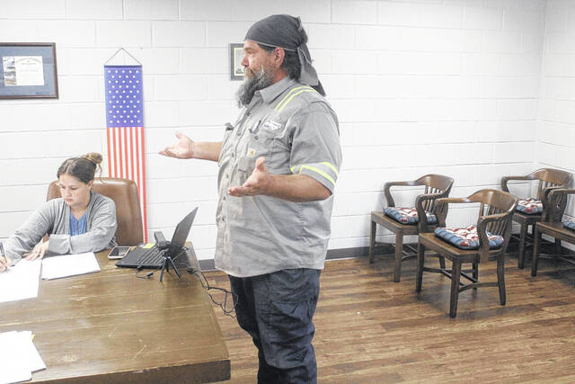 The board arrived on the topic after Public Works employee Joey LaFleur came to discuss problems with the towns water valves