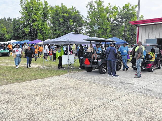 People came to the Ivanhoe Fire Departmen Saturday to participate in the annual Community Day and spend time with friends and families