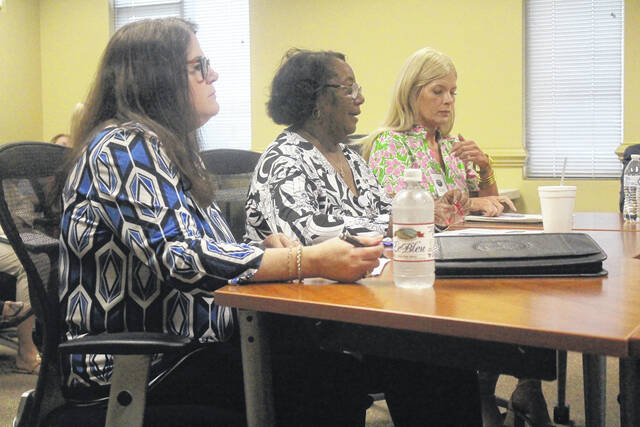 Among those who spoke at the meeting were members of the Sampson County Health Department, including director Wanda Robinson and DSS director Patty Santos