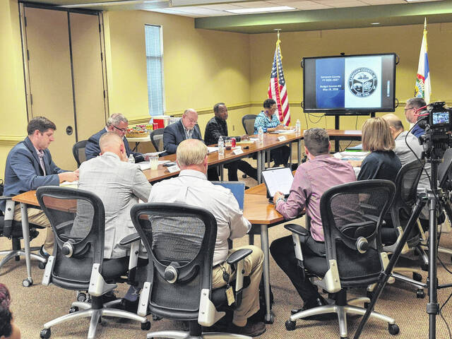 Also present at Mondays commissioners meeting was Dr. Wesley Johnson and Dr. Bill Starling of Sampson Community College