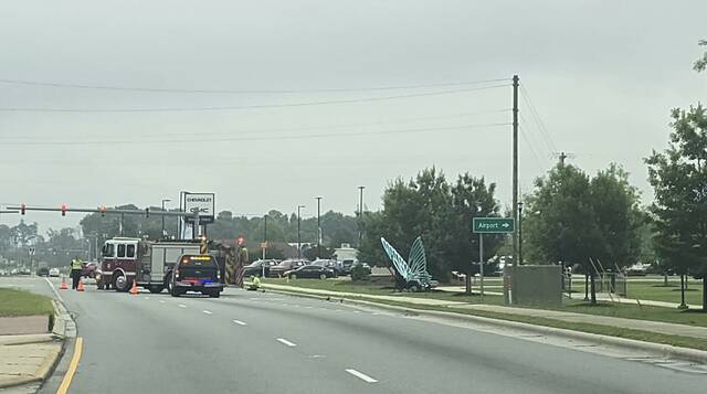 Clinton Police and firefighters were rerouting traffic on Sunset Avenue just before Airport Road Saturday morning following yet another agriculture waste spill, this one seeping across two lanes of eastbound traffic near Sampson Community College. Officers were waitnig on a hazmat team to assist with the cleanup.