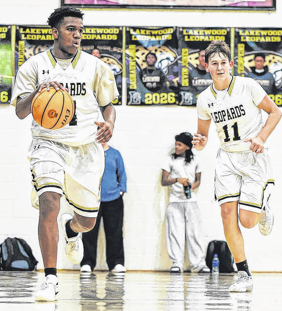 Lakewoods Jaimir Rich and Chance Sessoms are poised to become contributors to Lakewoods varsity squad next year.