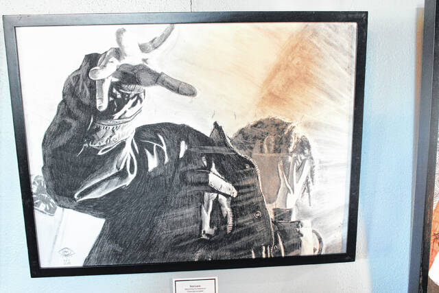 NeShaun Lanes self-portrait.
Trevon McGlone| Sampson Independent