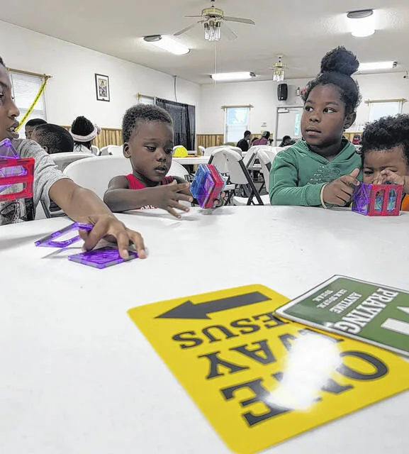Over at Snow Hill Missionary Baptist Church near Roseboro, children and youth, donned construction hats and vests as they learned about Gods word during their VBS. The theme Kingdom Construction: Building a Life Aligned with Christ. (Courtesy photo)