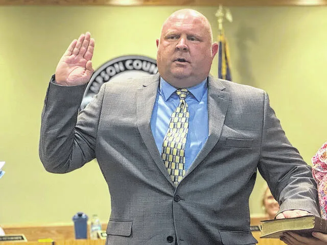 James Jones said he looks forward to making a positive change for Sampson County Schools. Jones was sworn in as one of three new members on the county Board of Education.