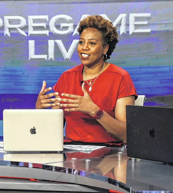 Chasity Melvin still serves as a broadcaster for the Washington Mystics, a team she played for in her WNBA days.
