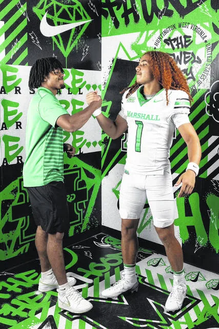 Ethan Royal will be joined at Marshall by Dark Horse alum and recent transfer Josiah McLaurin, left.
