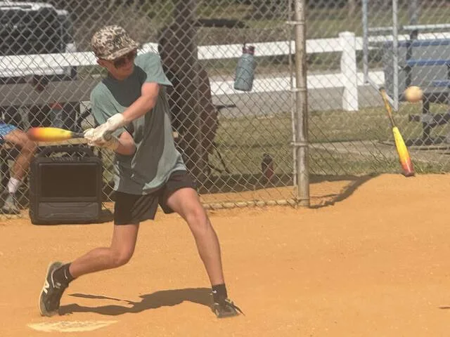 Jackson Bullard scores first place in the Youth Home Run Derby.
Dylan Atwood | Sampson Independent