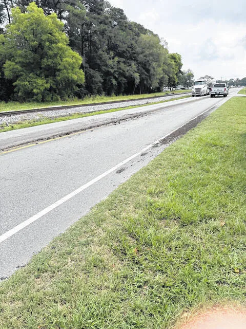 Responders located and accessed the spill, labeling it as animal byproduct waste.
                                 Courtesy photo