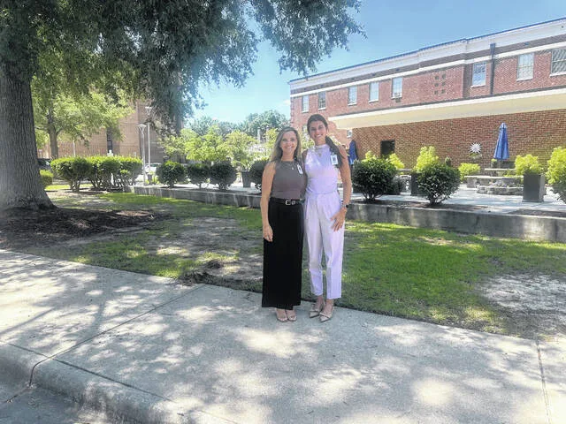 Morgan Shaw, the hospitals director of business development and SRMC In-house Provider Recruiter Isabella Ellis have launched a cultural shift into healthier habits with the SRMC Walking Challenge.