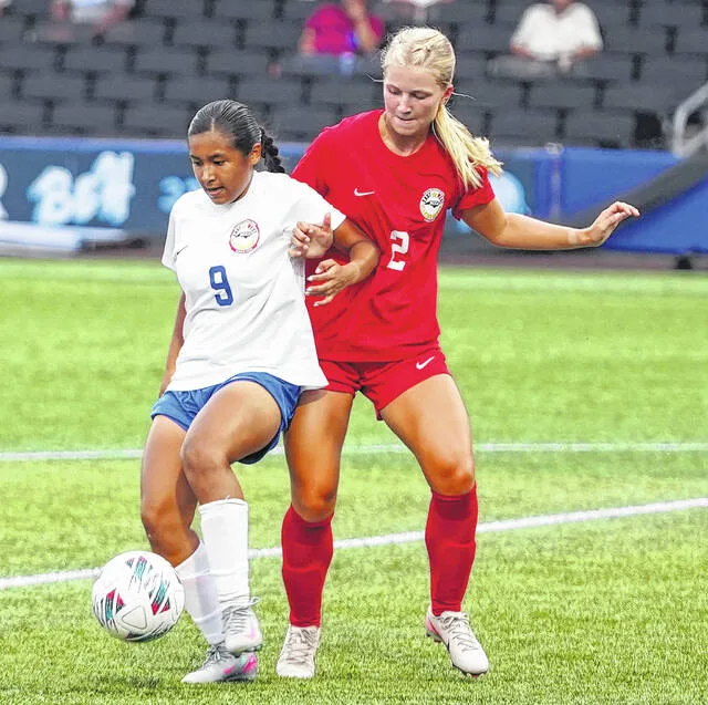 Hobbton High School graduate Denisse Jorge-Garcia participated in the North Carolina Coaches Associations East-West All-Star Game on Tuesday afternoon. Jorge-Garcia started the game for the East All-Stars, who won 4-1 over the West All-Stars.
                                 Courtesy Photo | Denisse Jorge-Garcia