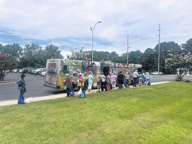 The Ripe for Revival Mobile Grocery Store was a hit, with vouchers given to the first 200 seniors who were able to shop for fresh produce. Ripe for Revival comes to Sampson County multiple times a week.
Claire Fox | Sampson Independent