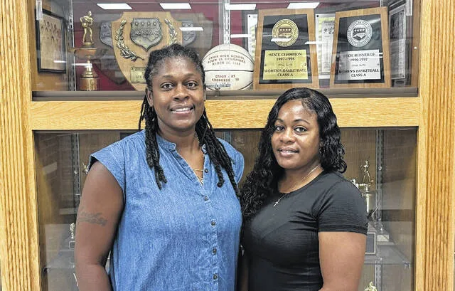 Union High School former players April and Unique Cromartie helped bring a state 1A girls basketball title back home for the Spartans in the 1997-98 season.
Trevon McGlone | Samspson Independent