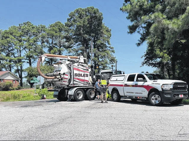 A hog waste truck reportedly dumped waste in five different places as it headed west across Sampson County over a span of around six miles Monday morning. The truck and driver remained unidentified as of deadline Tuesday, in spite of efforts by Sampson County Fire Marshal Prentice Madgar to track down the vehicle.
Courtesy photo