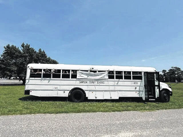 The Schindler-Clinton engagement team arranged for a bus to be stationed at their local site from Aug. 10-14 as part of the industrys back-to-school Spirit Week. Throughout the week, teammates contributed donations for Sampson County Schools, resulting in over 1,200 items collected by the plant. Looking ahead, Schindlers Taylor Hudson said, company officials hope to expand the initiative by inviting all businesses on Industrial Drive to join them in next years Stuff the Bus campaign. Pictured in the photos are: Erika Sloan, Fulfilment supervisor; Andrew Ouyang, Plant Controller; Hudson, HR specialist; Jeanette Kinlaw, HR manager; Maria Skinner, Quality technician; Malissa Ocampo, Electrical Bench assembler; Rashad Davis, Production supervisor; Cody Wirt, Welding inspector; Miguel Duarte, Head of Plant; and Pete Larghe, Production supervisor