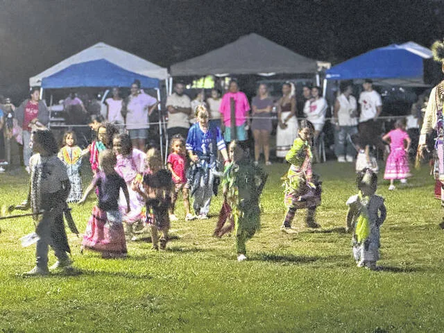 The younger generation dances during Friday nights activities at the Coharie Tribal Center on U.S. 421, just outside of Clinton.
                                 Dylan Atwood | Sampson Independent